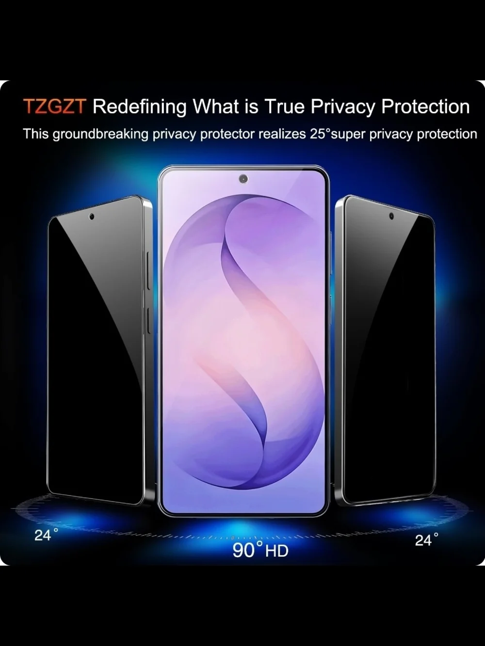 TZGZT 6 Pack Samsung Galaxy S26 Ultra Privacy Screen Protector Tempored Glass Z2